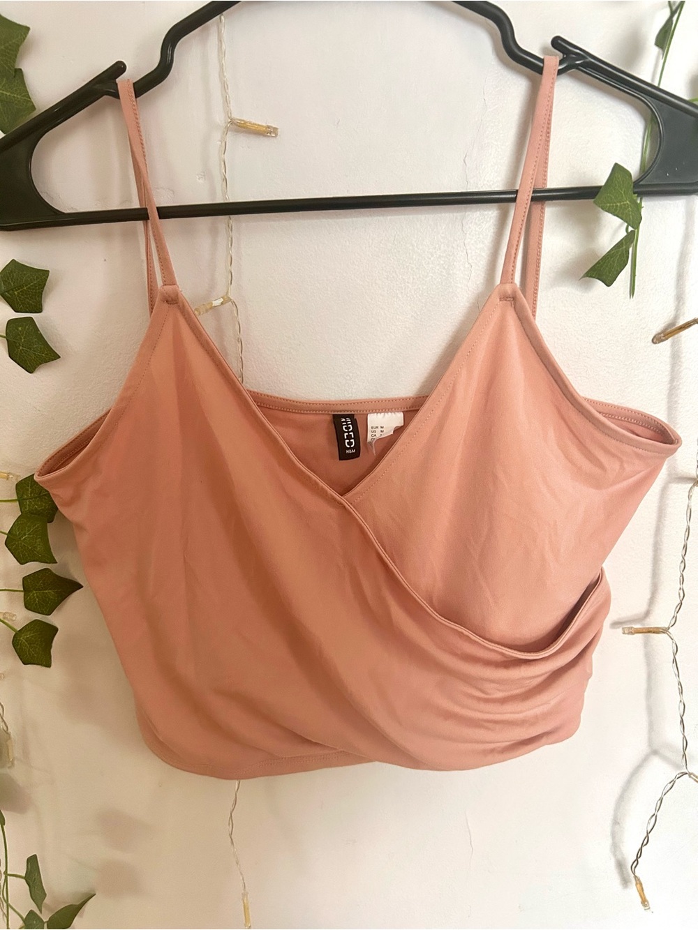 H&M Mauve Wrap Camisole Tank Top - Women's